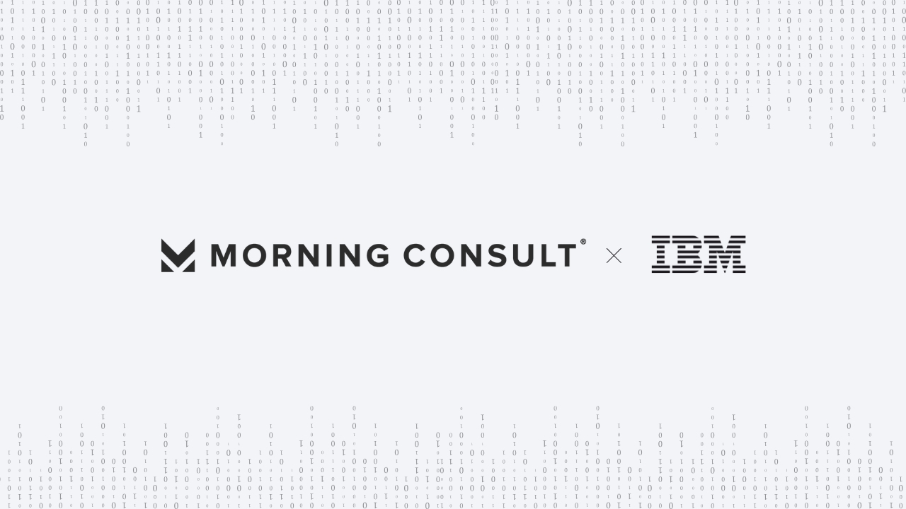 Logo of Morning Consult and IBM