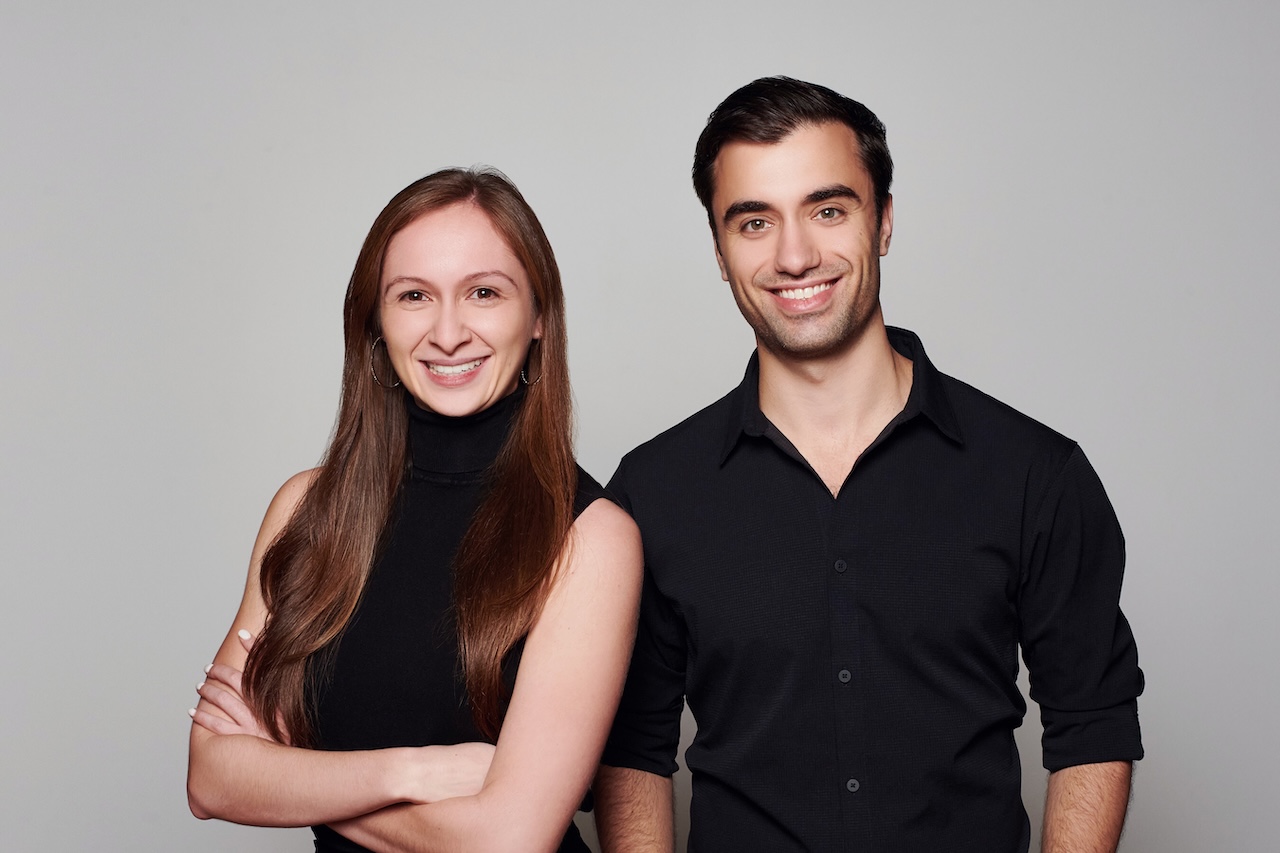 Fazeshift founding team (left: Caitlin Leksana, Co-Founder & CEO, right: Timmy Galvin, Co-Founder & CTO)
