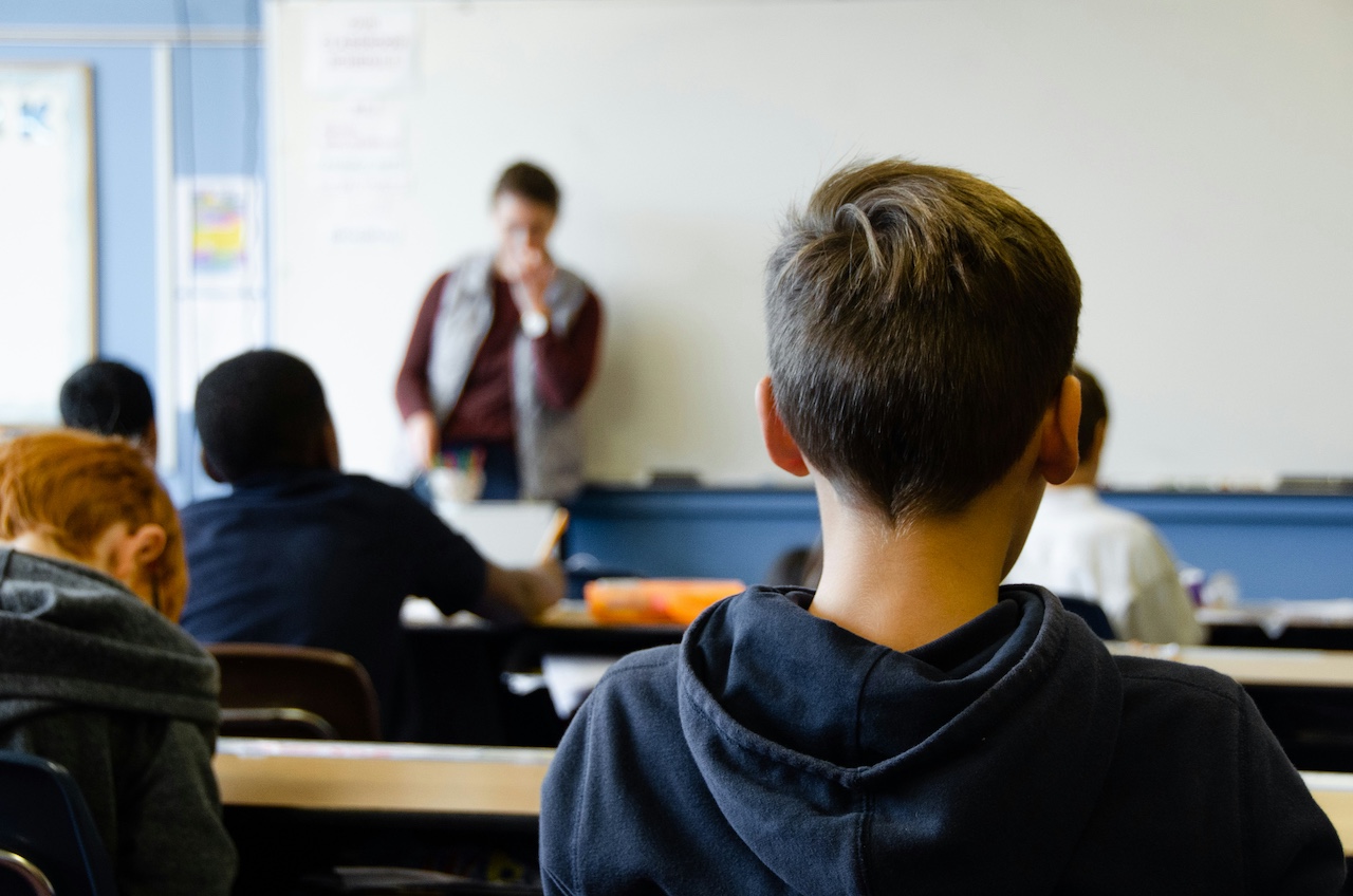 Photo of a student in the high school