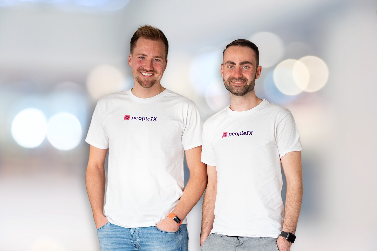 Nick Stodt and Dr. Georg Schaal, Co-founders of peopleIX, the HR startup that gor 2.3&euro;M pre-seed funding