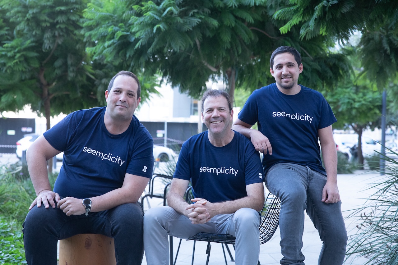 Ravid Circus (co-founder and CPO), Yoran Sirkis (co-founder and CEO) and Rotem Cohen Gadol (co-founder and CTO), announce the company&rsquo;s $50M Series B funding round to accelerate growth and expand AI-powered exposure management