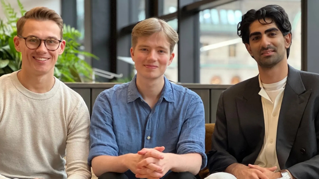 Strawberry co-founders, Sebastian Thunman, Charles Maddock and Arian Hanifi