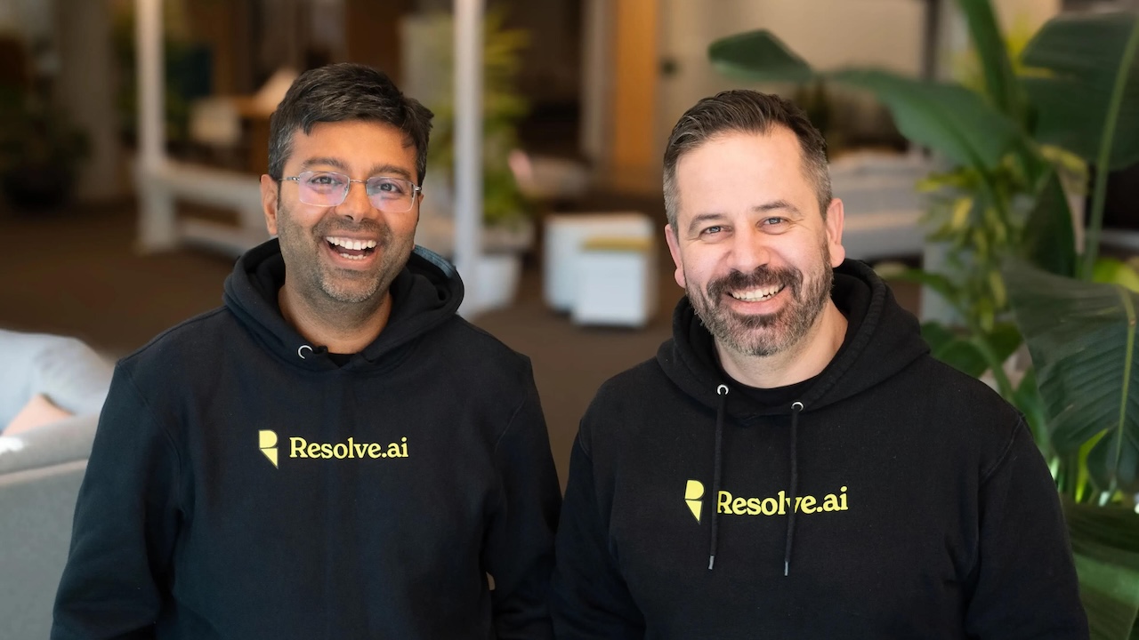 Mayank Agarwal and Spiros Xanthos, founders of Resolve A