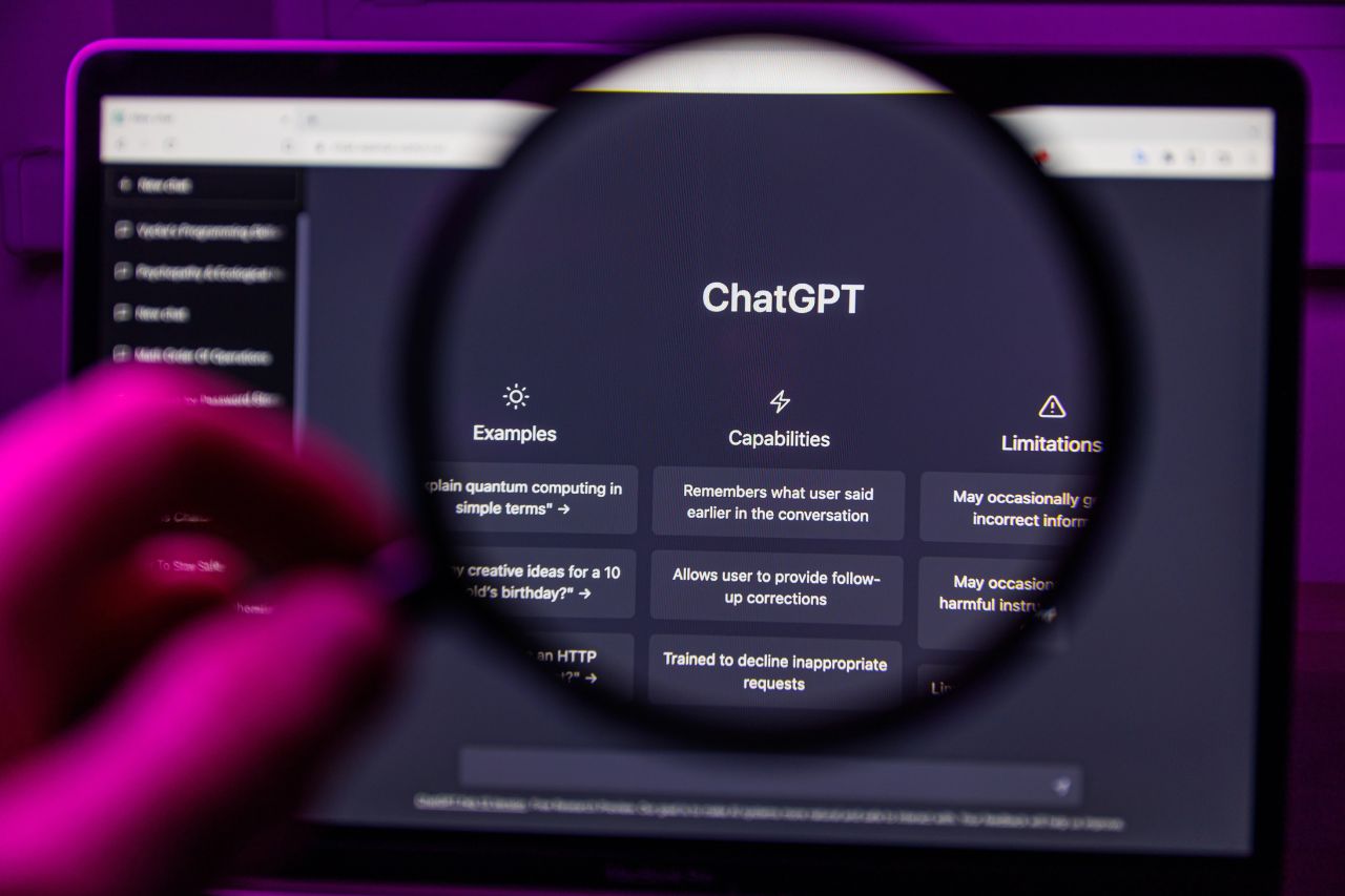 ChatGPT dashboard
