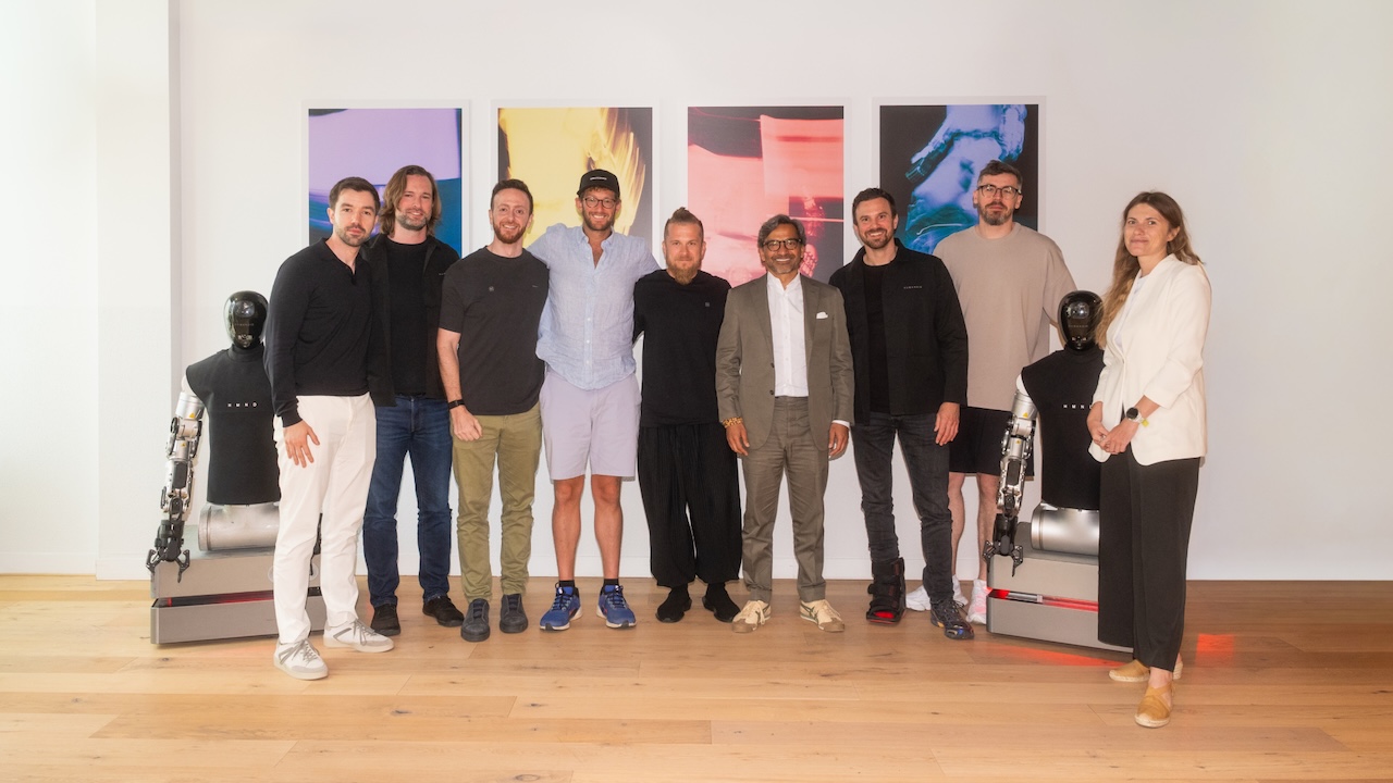 Humanoid's leadership team with representatives from Prime Movers Lab, the lead investor in Humanoid's Series A financing.